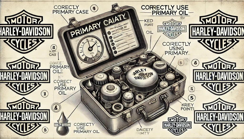 ハーレー　プライマリーオイルを正しく使うためのポイント
