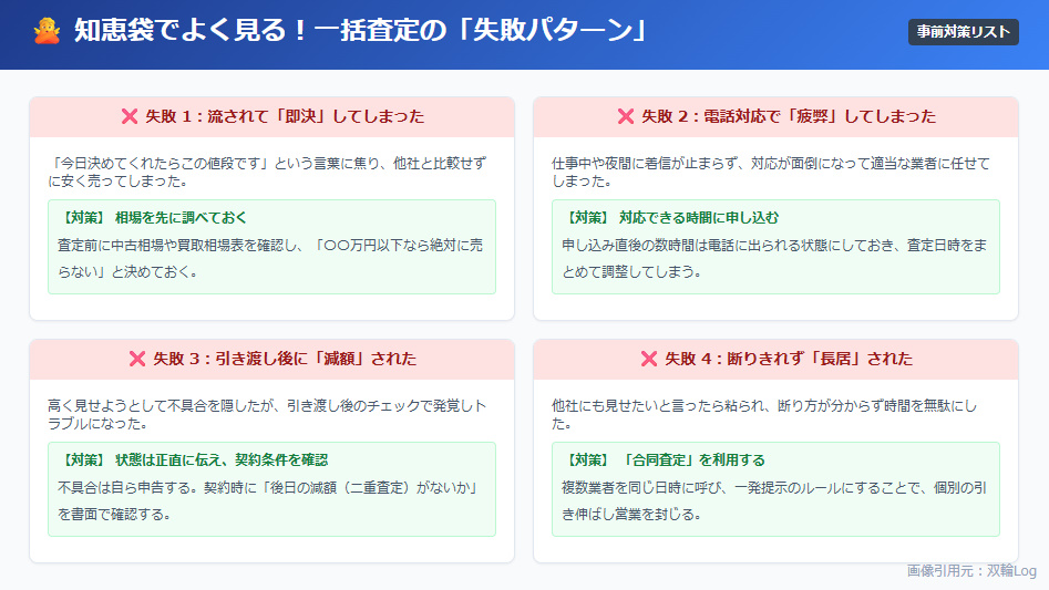 ヤフー知恵袋などでよく見るバイク買取一括査定の失敗例と事前にできる対策のまとめ