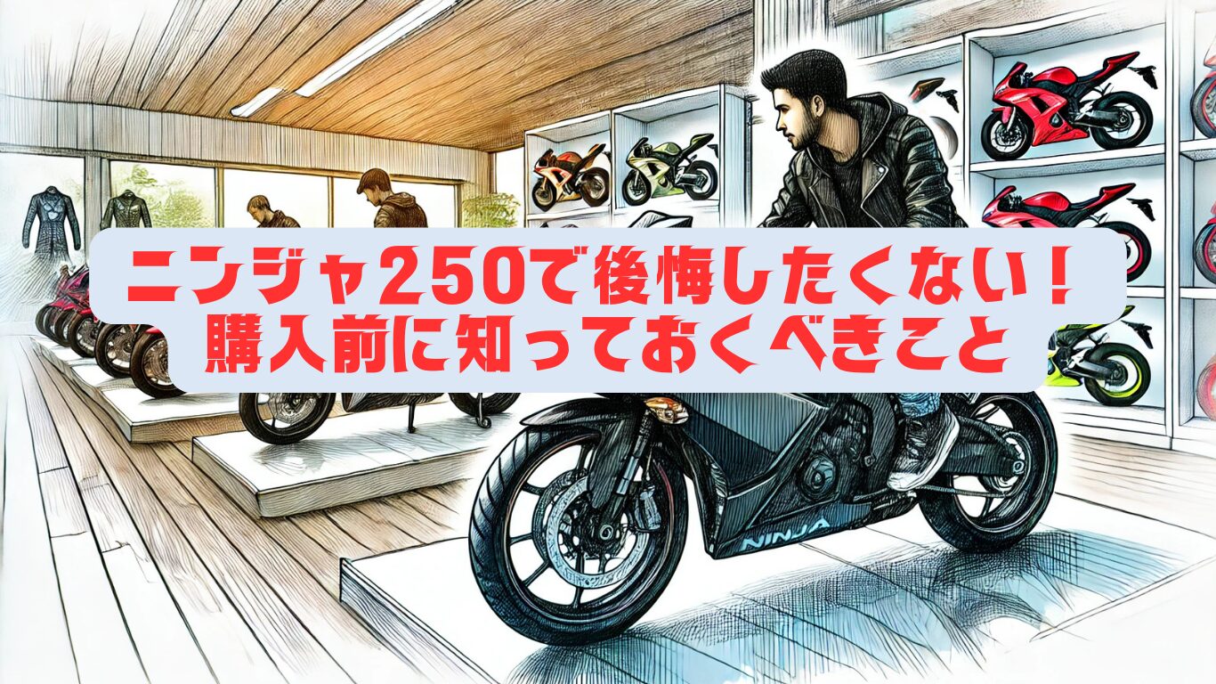 ニンジャ250で後悔したくない！購入前に知っておくべきこと