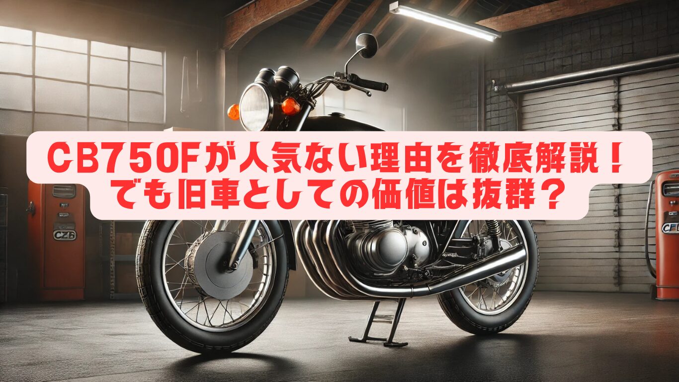 CB750Fが人気ない理由を徹底解説！でも旧車としての価値は抜群？