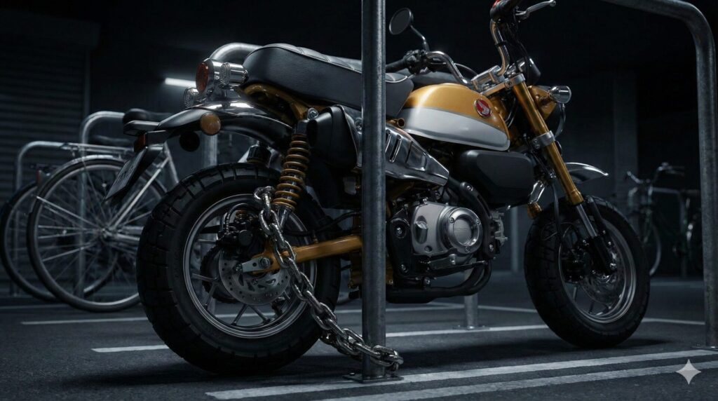 ダックス125盗難リスクと必須対策