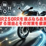 CBR250RRを選ぶなら必見！後悔する理由とその対策を徹底解説