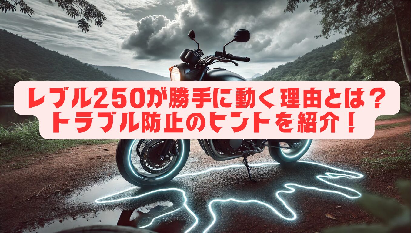 レブル250が勝手に動く理由とは？トラブル防止のヒントを紹介！