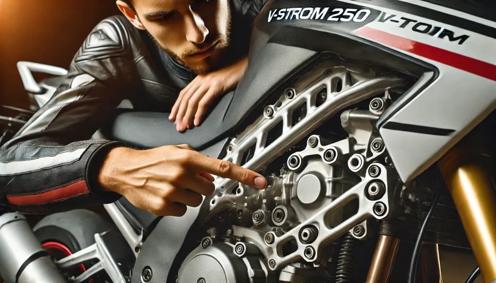 Vストローム250のくちばしは外せるのか？