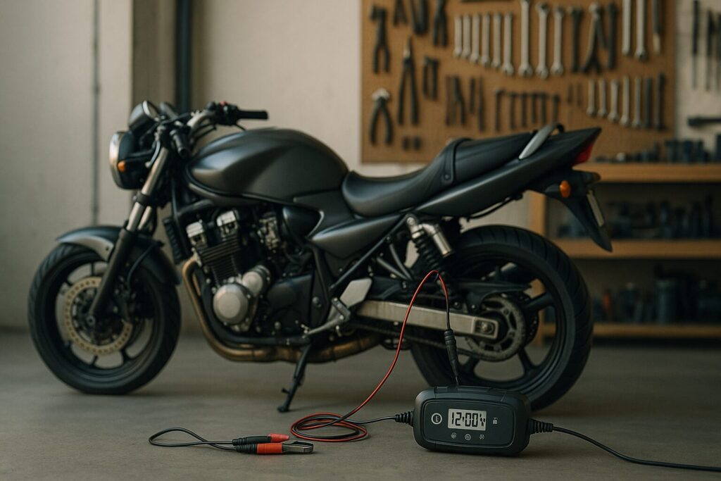 バイクバッテリー充電時間の目安はどれくらいか