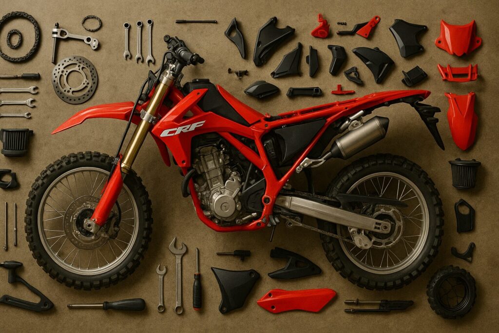CRF250Lフルカスタム時の注意点
