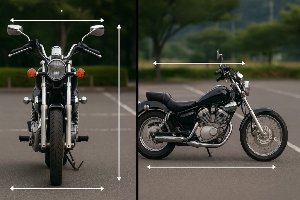 ビラーゴ250は小さい？サイズ徹底検証