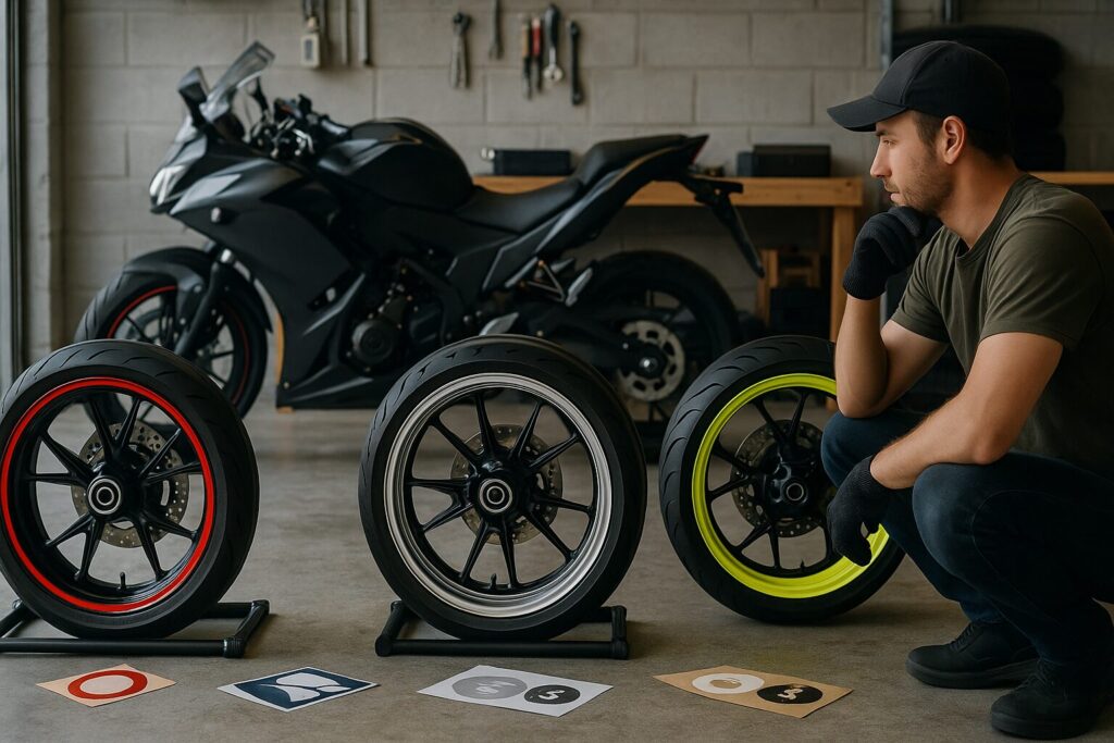 バイクのリムステッカーＭＤＦは人気なの？
