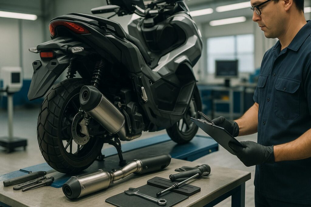 マフラー交換で車検や法律は問題ない？