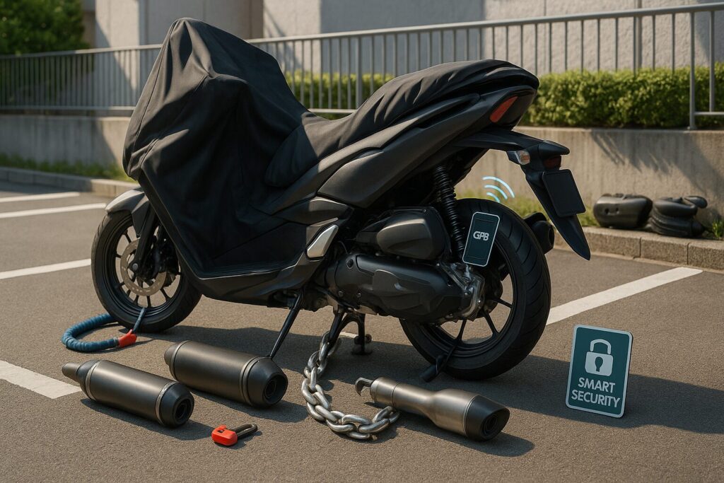 バイクの盗難対策　複数対策の「かけ算」が最も有効