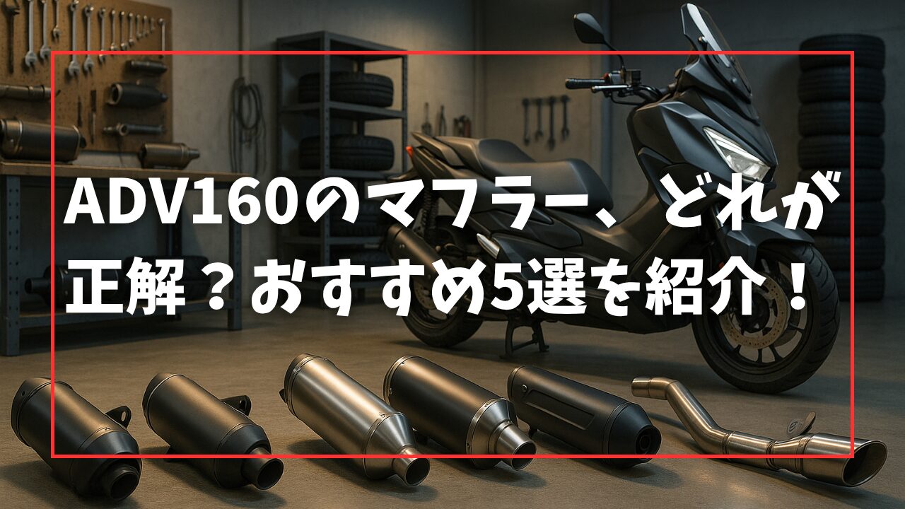 ADV160のマフラー、どれが正解？おすすめ5選を紹介！