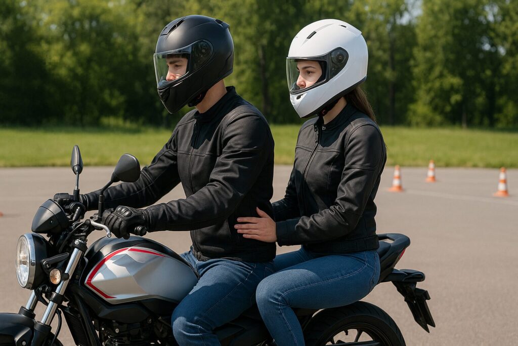 初心者必見!バイクの二人乗りで後ろの人の乗り方の基本