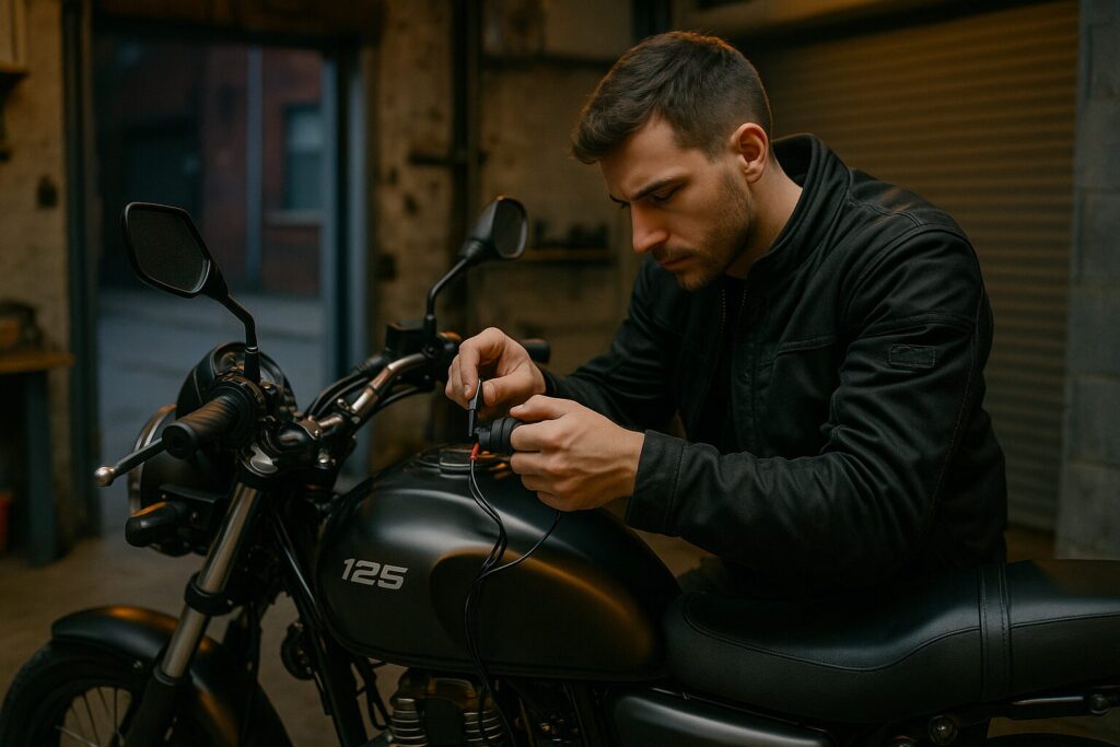 グリップヒーター125ccバイクに取り付ける際の注意点