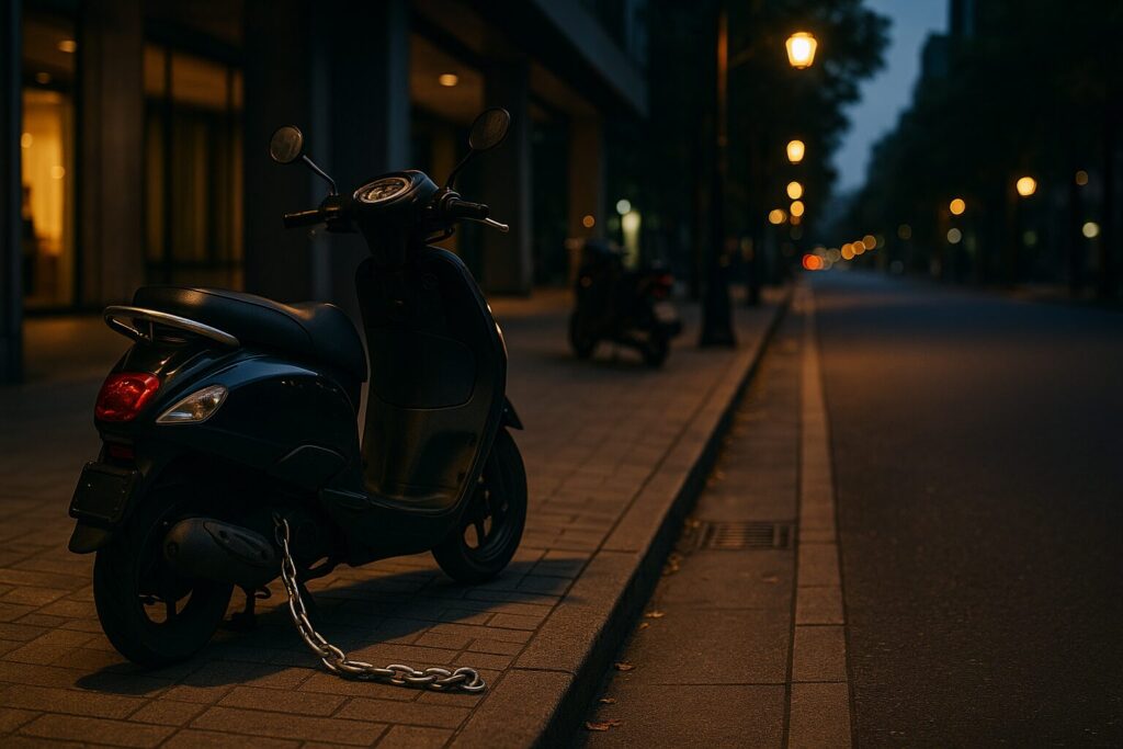 原付初心者あるある駐輪・盗難への不安