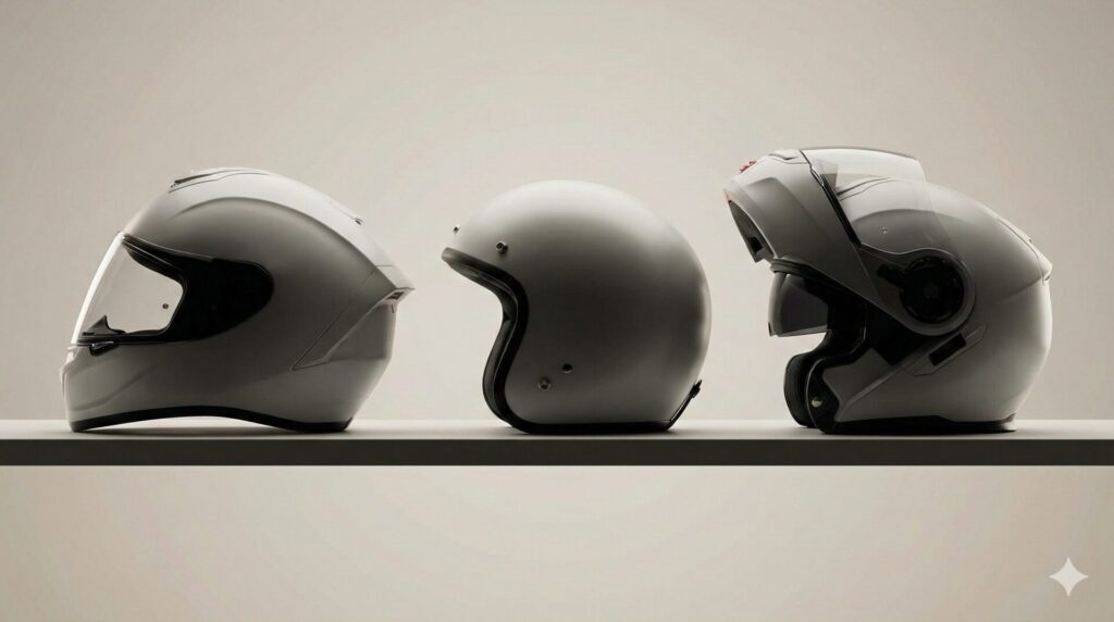 まずはここから！バイクヘルメットの種類と選び方