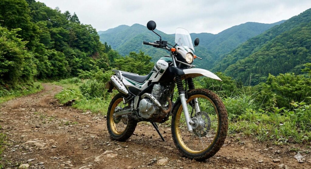 道なき道を行く！マウンテントレール（セロー）