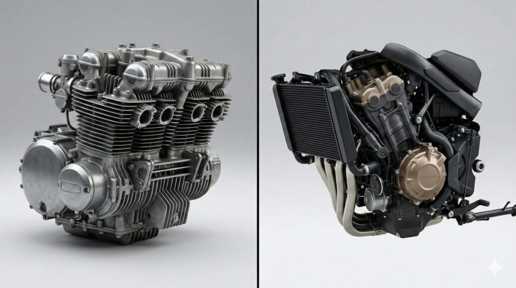 CB400FとCB400Fourの違い概要