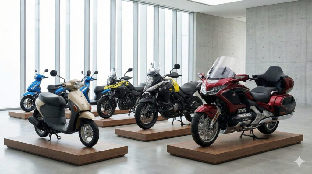 スズキ バイク ラインナップ一覧表【排気量・免許別】