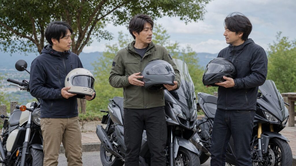 街乗りやツーリングなど用途に合うヘルメットを選ぶ日本人ライダー