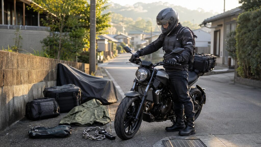 バイク初心者に必要なものを乗り方別に追加