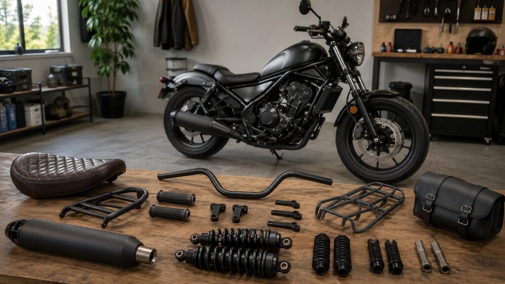 レブル250のカスタムパーツの選び方