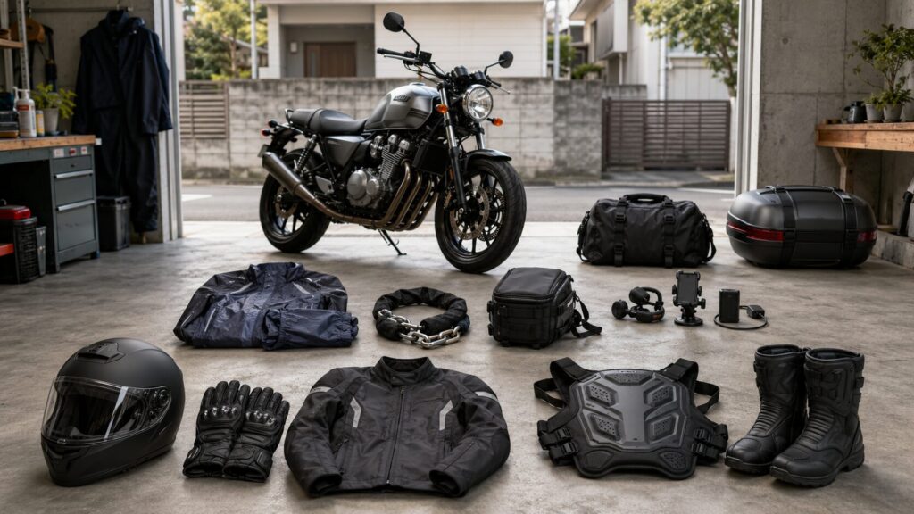 バイク初心者に必要なものを3段階で整理